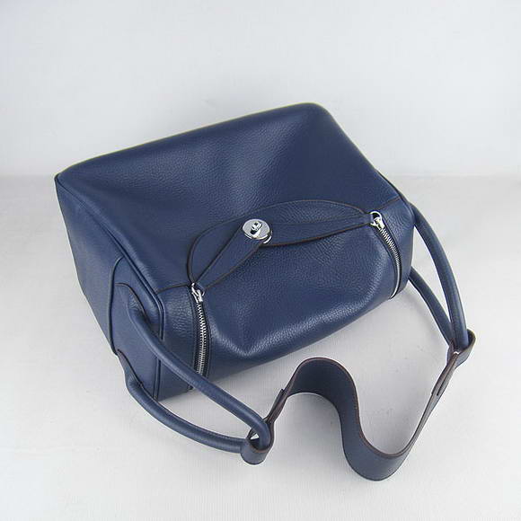 High Quality Replica Hermes Lindy 26CM Shoulder Bag Dark Blue